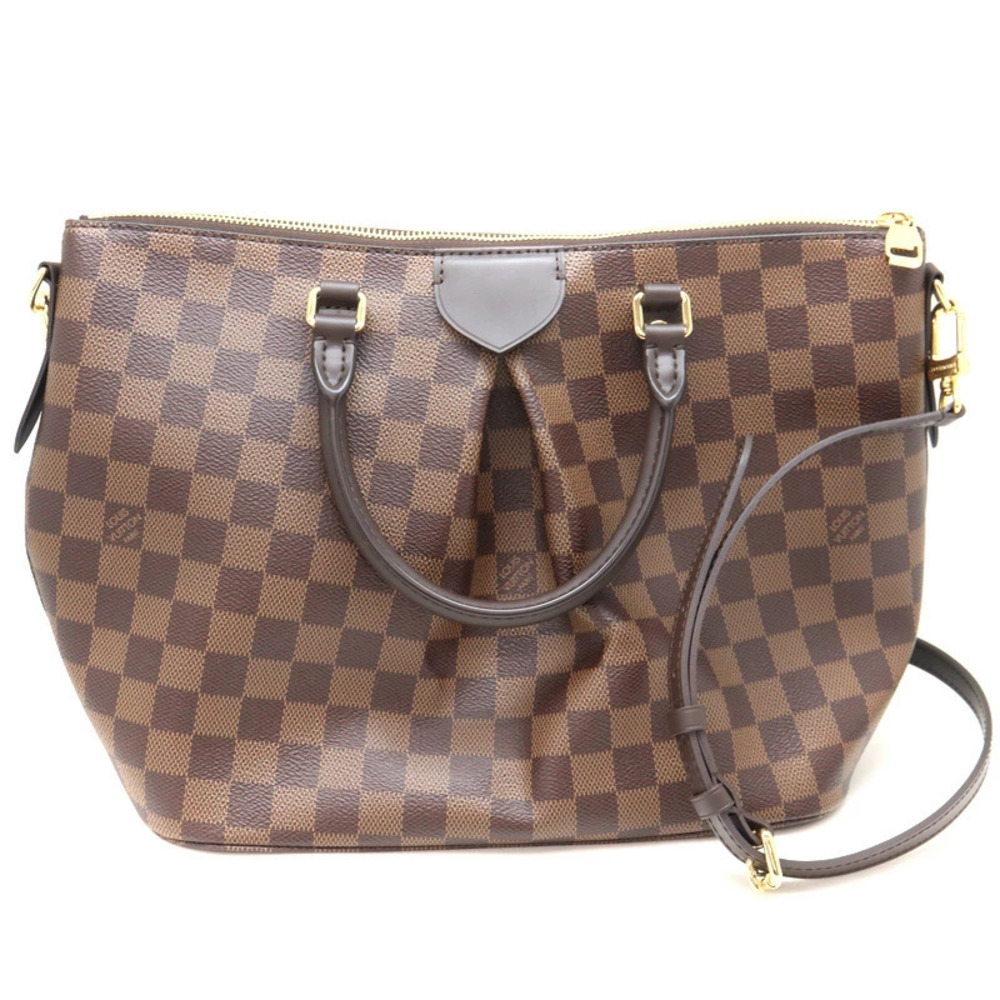 Louis Vuitton Damier Siena Brown Canvas Ebene Handbag Bag Shoulder